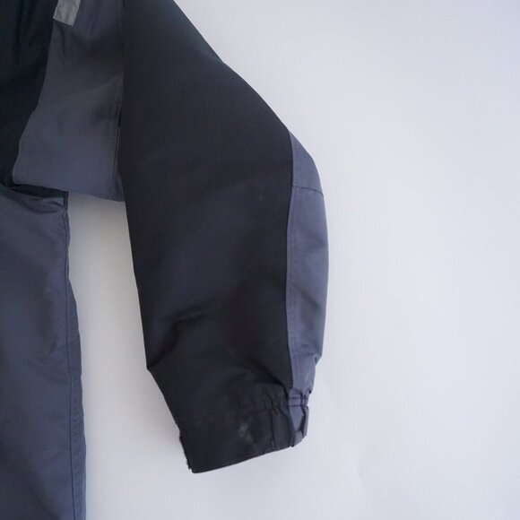 VTG Y2K Gray Tag Nike Black Red Fleece Lined Red Check Zip Up Nylon Ski Jacket L - Picture 9 of 11